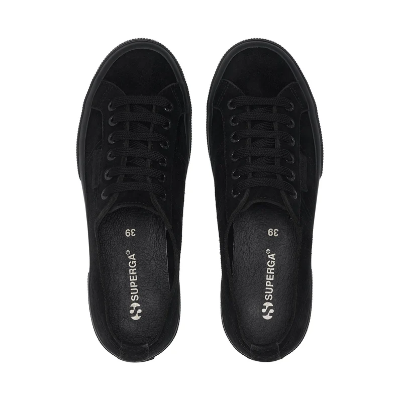 2750 SUEDE - Le Superga - Low Cut - Woman - Total Black