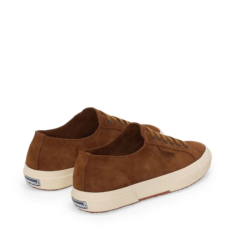 2750 SUEDE - Le Superga - Low Cut - Woman - Tan Brown-Off White