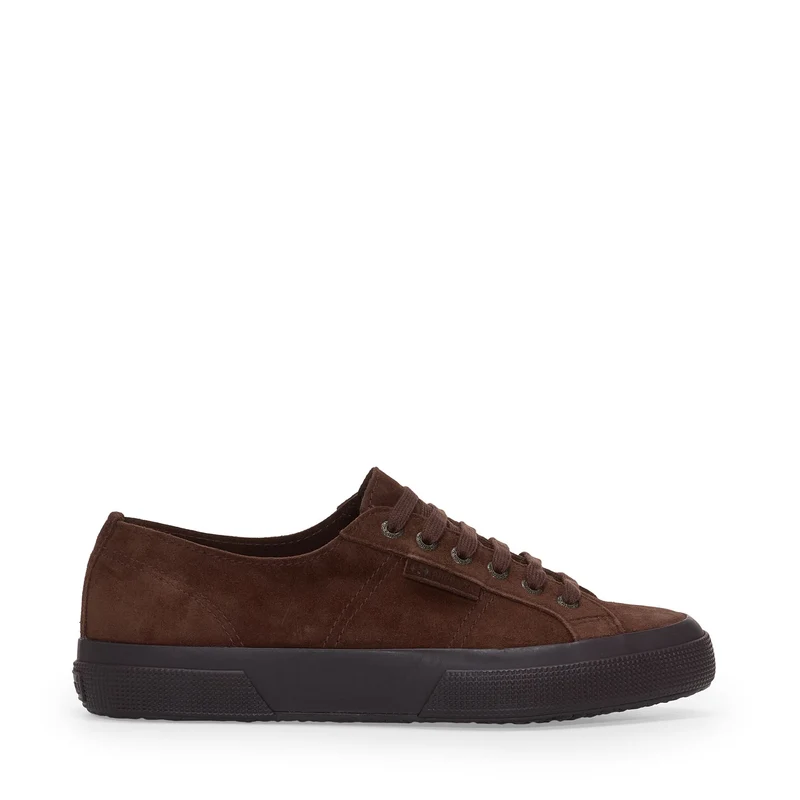 2750 SUEDE - Le Superga - Low Cut - Woman - Total Dk Chocolate