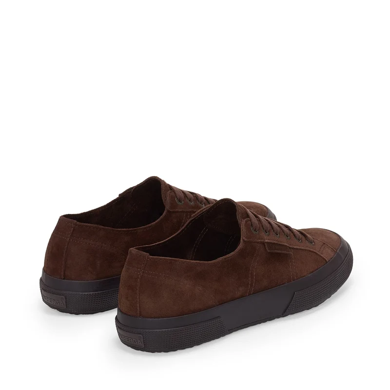 2750 SUEDE - Le Superga - Low Cut - Woman - Total Dk Chocolate