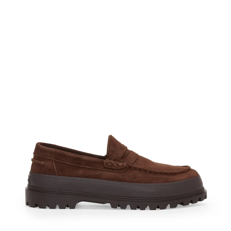 3110 MOCASSINO SUEDE - Moc - Low Cut - Woman - Total Dk Chocolate