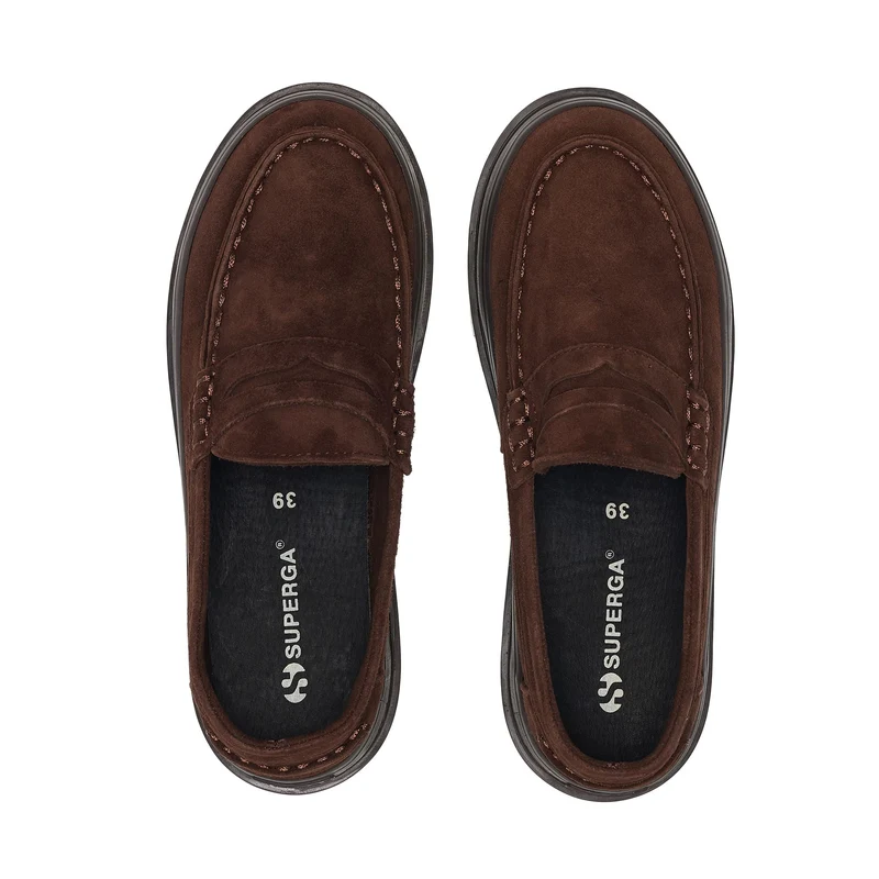 3110 MOCASSINO SUEDE - Moc - Low Cut - Woman - Total Dk Chocolate