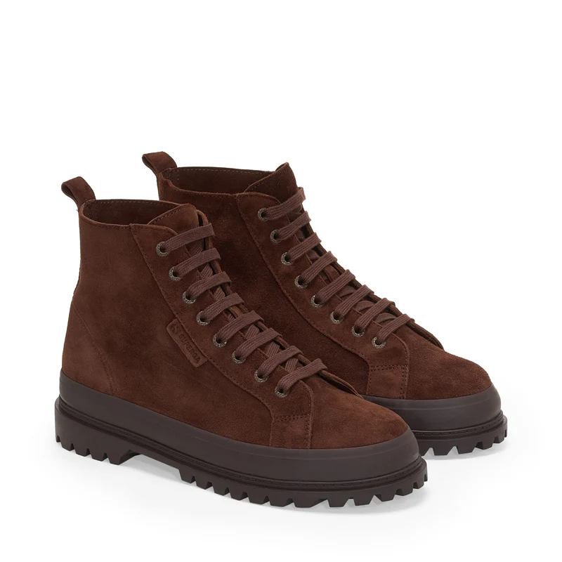 2341 ALPINA SUEDE - Ankle Boots - Mid Cut - Unisex - Total Dk Chocolate
