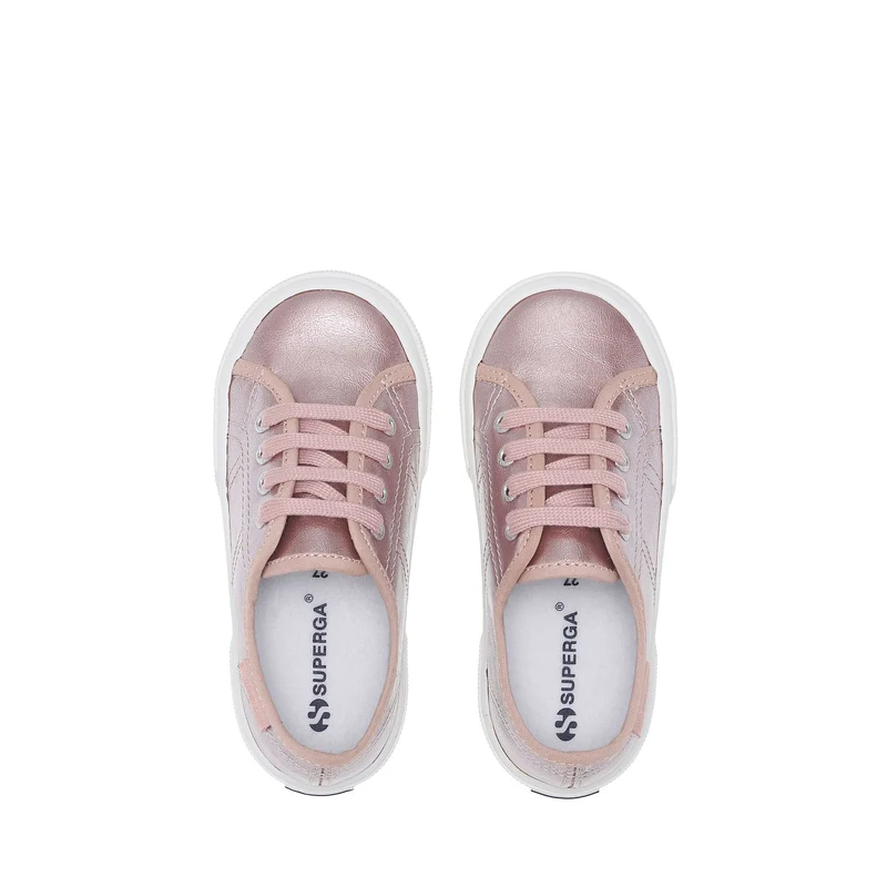 3750 KIDS LUNAR - Le Superga - Low Cut - Girl - Pink Skin-White