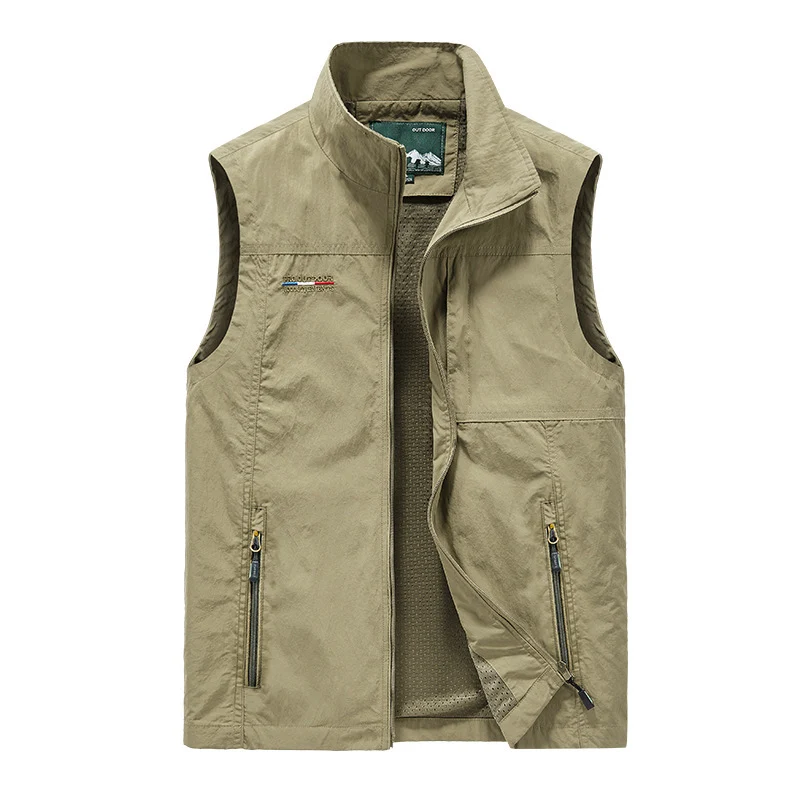 Herren Thermo-Ärmellose Weste mit Teddyfutter und Reißverschluss Nord Taschen