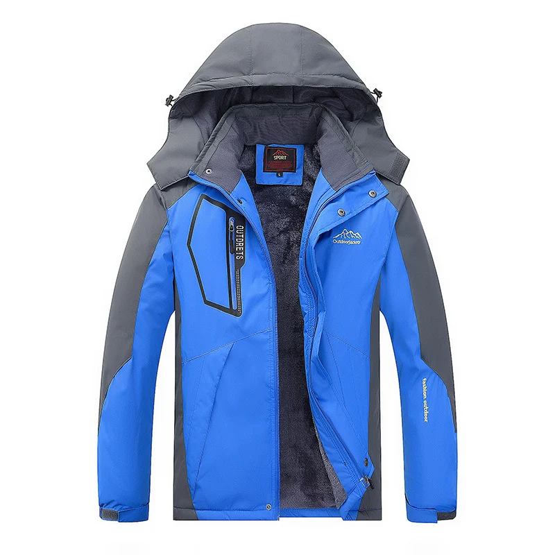 Herren technischer Outdoor-Parka mit Teddyfleece-Innenfutter, verschweißter Außenhülle und Multifunktionstaschen Nord Taschen