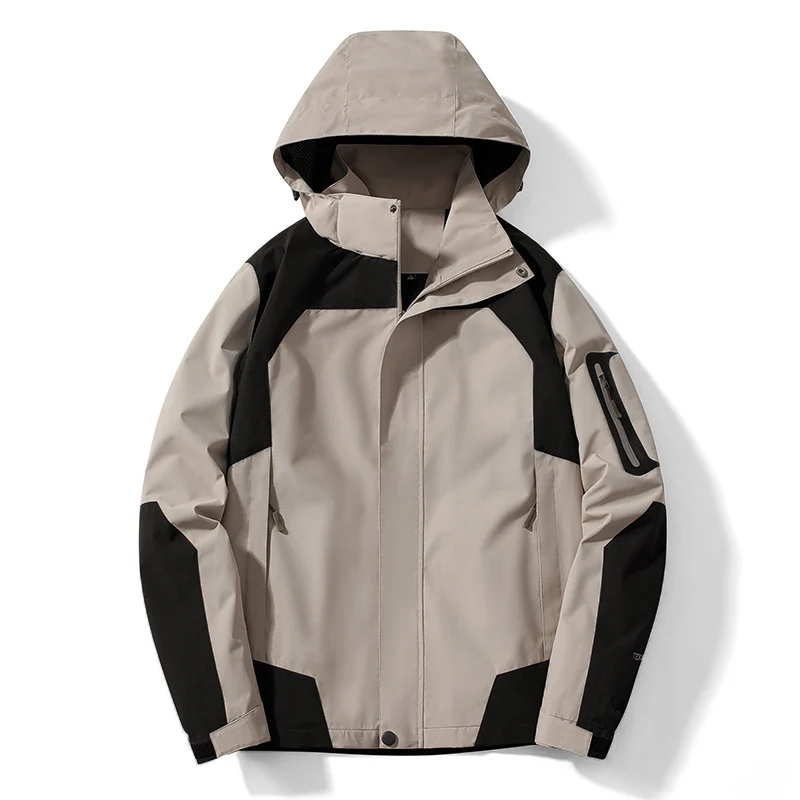 Herren technische Softshell‑Jacke mit abnehmbarer Kapuze, wasser- und winddichter Membran sowie Ärmel‑Utilitytasche Nord Taschen