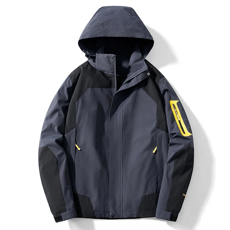 Herren technische Softshell‑Jacke mit abnehmbarer Kapuze, wasser- und winddichter Membran sowie Ärmel‑Utilitytasche Nord Taschen