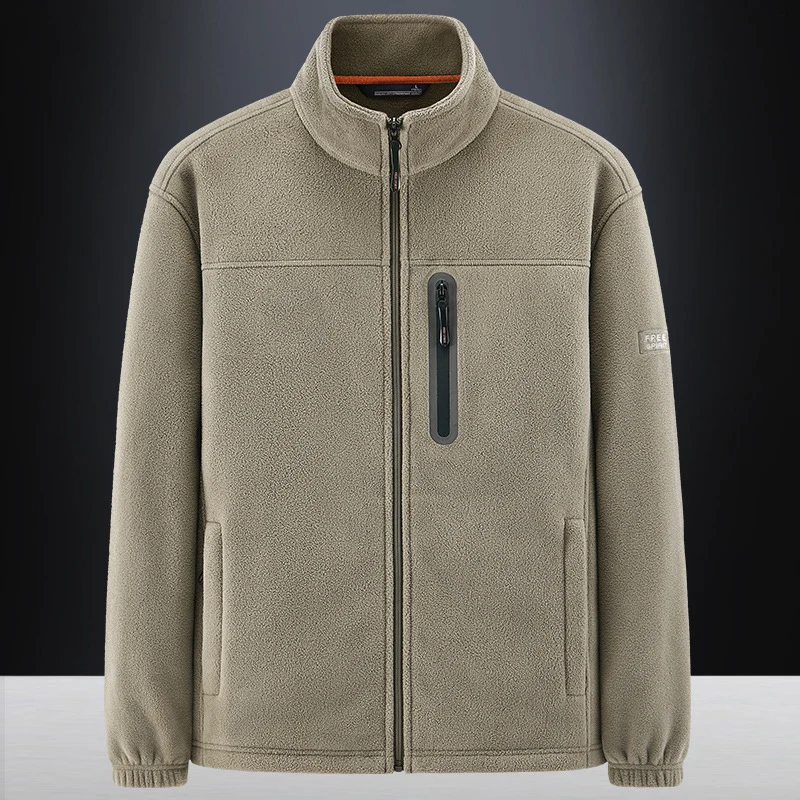 Herren technische Fleecejacke mit Polarstruktur, wasserabweisender Brusttasche und elastischen Bündchen Nord Taschen