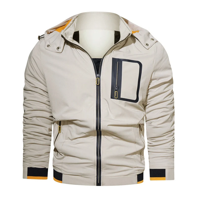 Herren sportliche Softshell-Hybridjacke mit Kapuze, wasserabweisenden Reißverschlüssen und ergonomischer Passform Nord Taschen