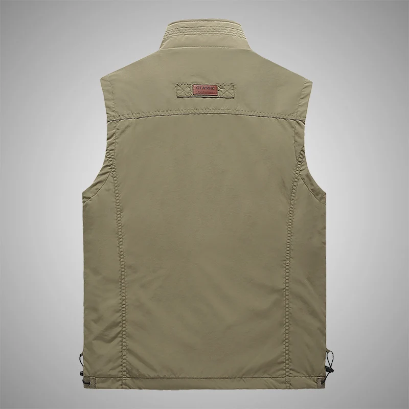 Herren Softshell-Outdoorweste mit atmungsaktivem Meshfutter, Reißverschlusstaschen und Stehkragen Nord Taschen