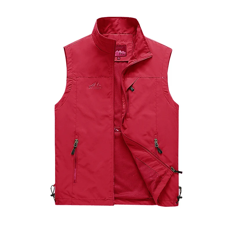 Herren Softshell-Outdoorweste mit atmungsaktivem Meshfutter, Reißverschlusstaschen und Stehkragen Nord Taschen
