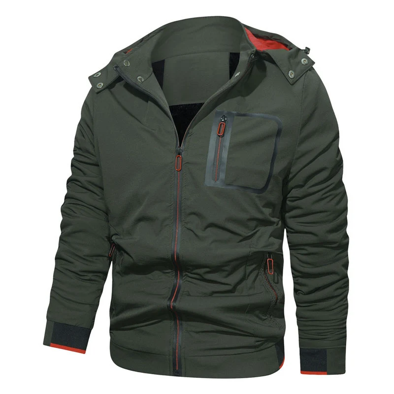 Herren Softshell-Hoodiejacke mit wasserdichten Reißverschlusstaschen und fleecegefüttertem Kragen Nord Taschen