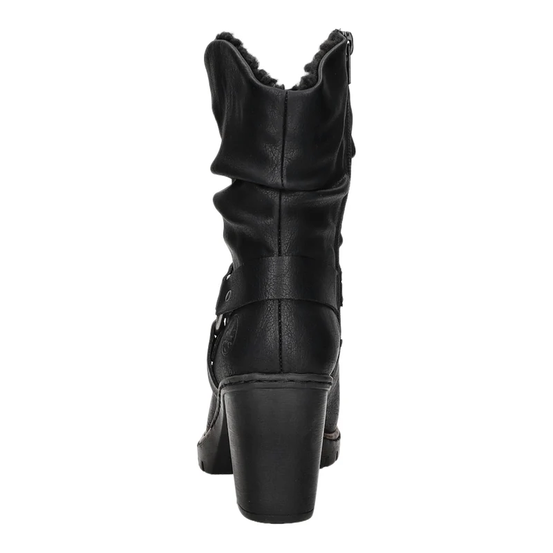 Rieker Schlupf-/Reißverschlußstiefelette Warmfutter ab 35mm Absatz