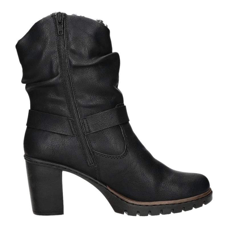 Rieker Schlupf-/Reißverschlußstiefelette Warmfutter ab 35mm Absatz