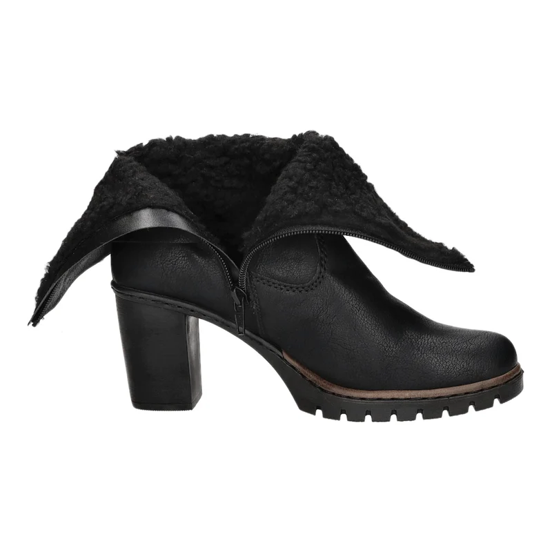 Rieker Schlupf-/Reißverschlußstiefelette Warmfutter ab 35mm Absatz