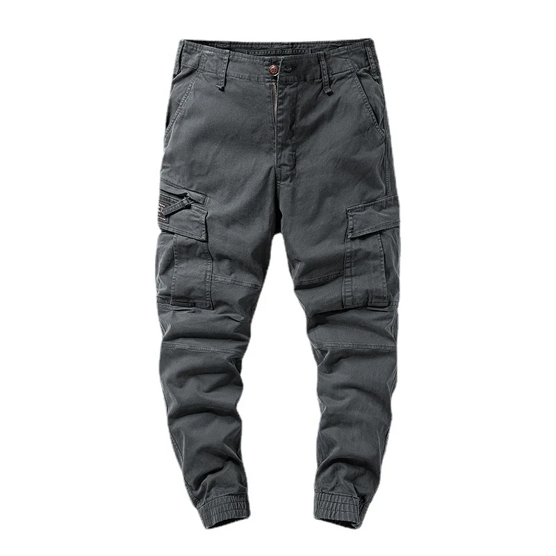 Herren robuste Cargo-Joggerhose mit elastischem Saum und Mehrfachtaschen Nord Taschen