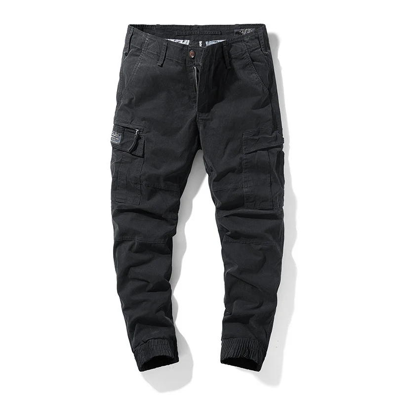 Herren robuste Cargo-Joggerhose mit elastischem Saum und Mehrfachtaschen Nord Taschen