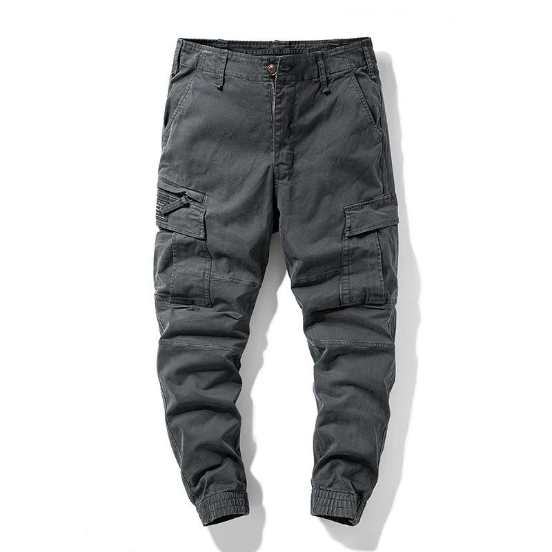 Herren robuste Cargo-Joggerhose mit elastischem Saum und Mehrfachtaschen Nord Taschen