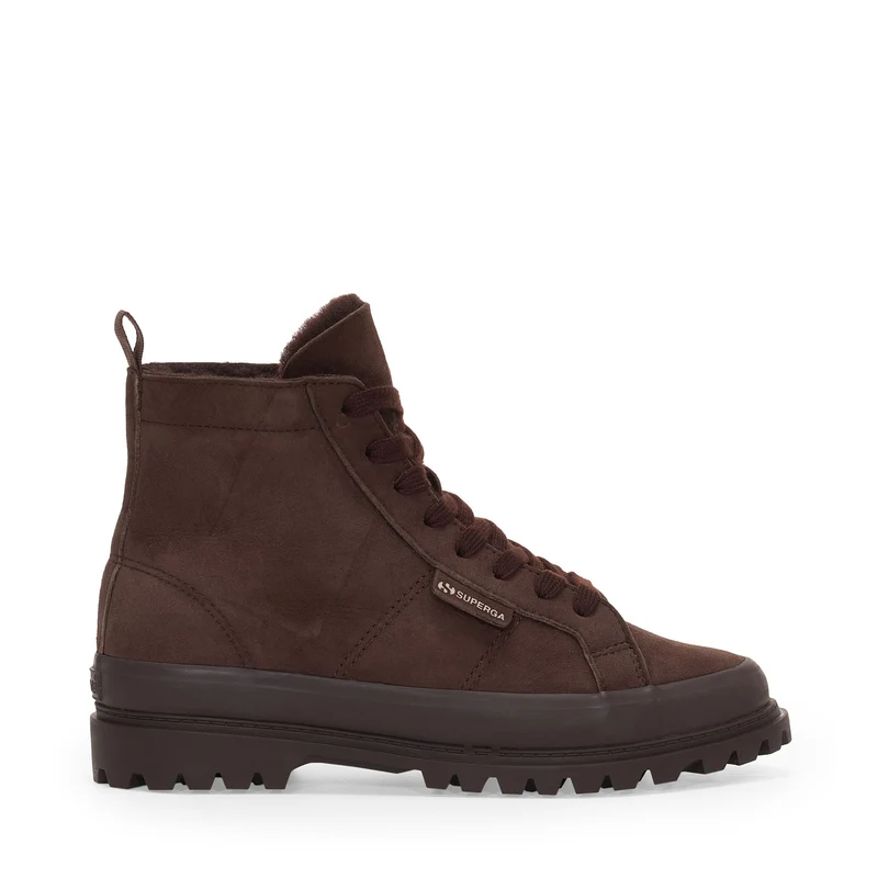2341 ALPINA SHEARLING - Ankle Boots - Mid Cut - Unisex - Full Dk Chocolate-Brown Java