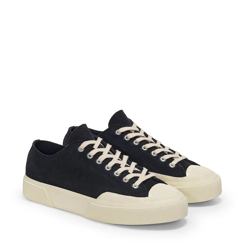2432 WORKS SUEDE FLESH OUT - Sneakers - Low Cut - Unisex - Navy-Off White