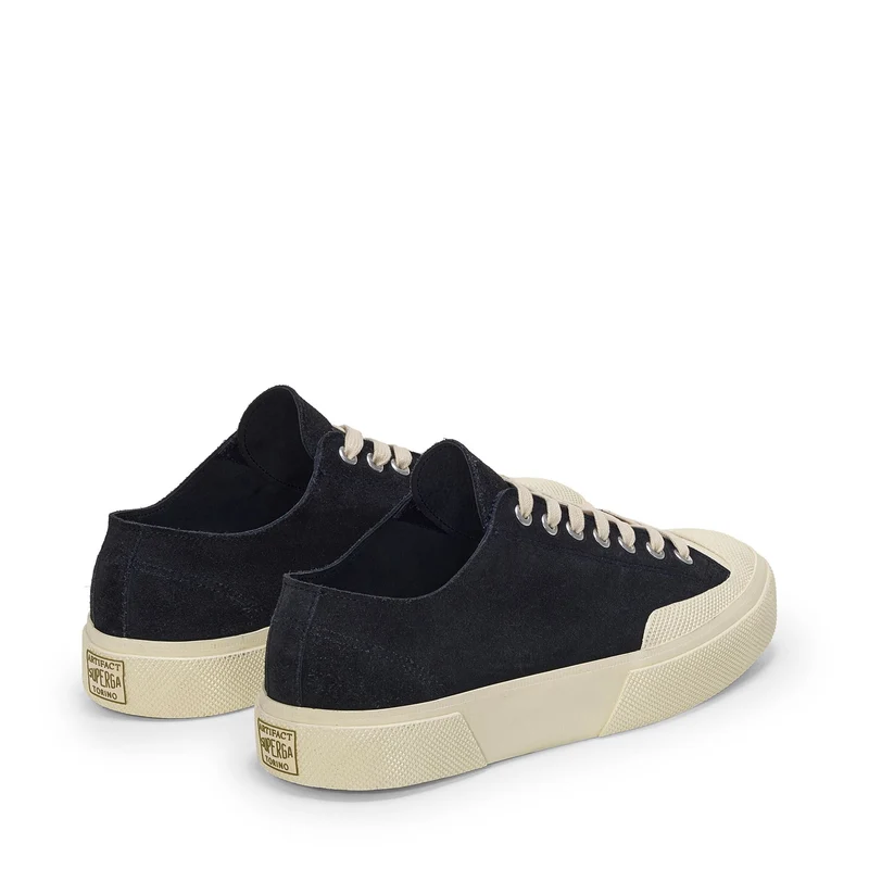 2432 WORKS SUEDE FLESH OUT - Sneakers - Low Cut - Unisex - Navy-Off White