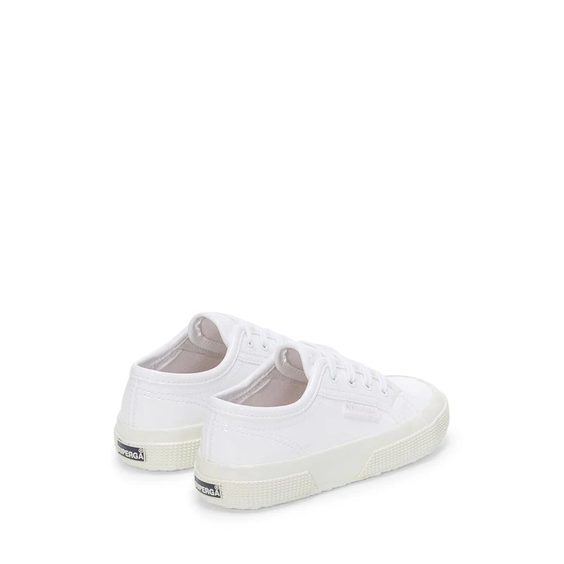 2750 KIDS VEGAN VARNISH MATERIAL - Le Superga - Low Cut - Girl - White