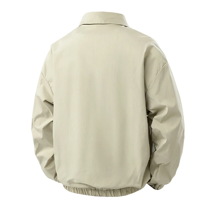 Herren Leichte Utility-Coachjacke mit Druckknopfverschluss, Ärmel-Reißverschluss & elastischem Saum Nord Taschen