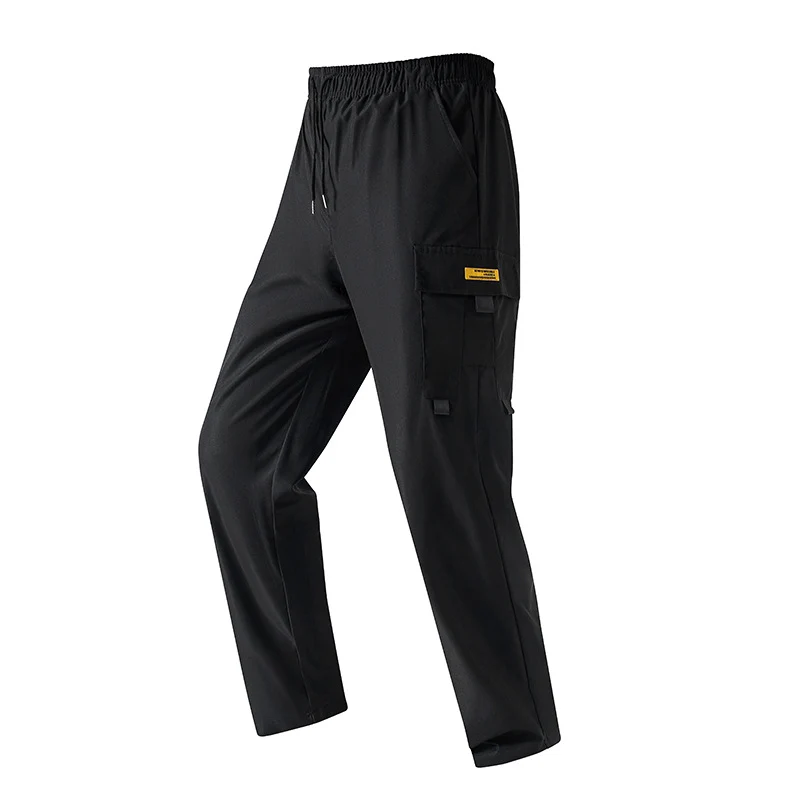 Herren Leichte Utility‑Cargohose mit elastischem Bund, Tunnelzug & seitlicher Klappentasche Nord Taschen