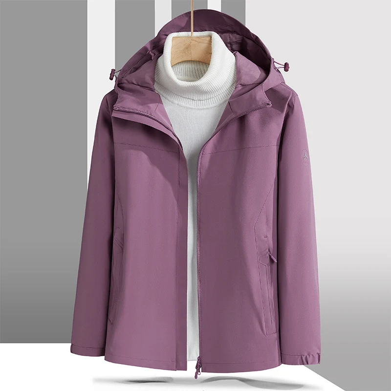Herren Leichte technische Softshelljacke mit verstellbarer Kapuze und minimalistischer Sportpassform Nord Taschen