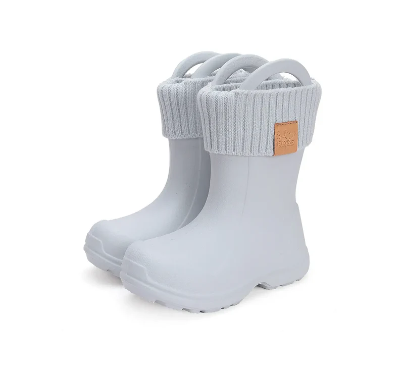 D.D.step Kinder Gummistiefel Grau I106-42645