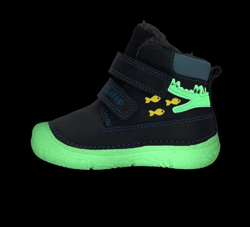 D.D.step Jungen Winterstiefel Königsblau W082-52462A