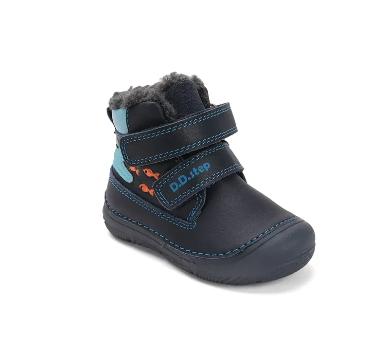 D.D.step Jungen Winterstiefel Königsblau W082-52462A