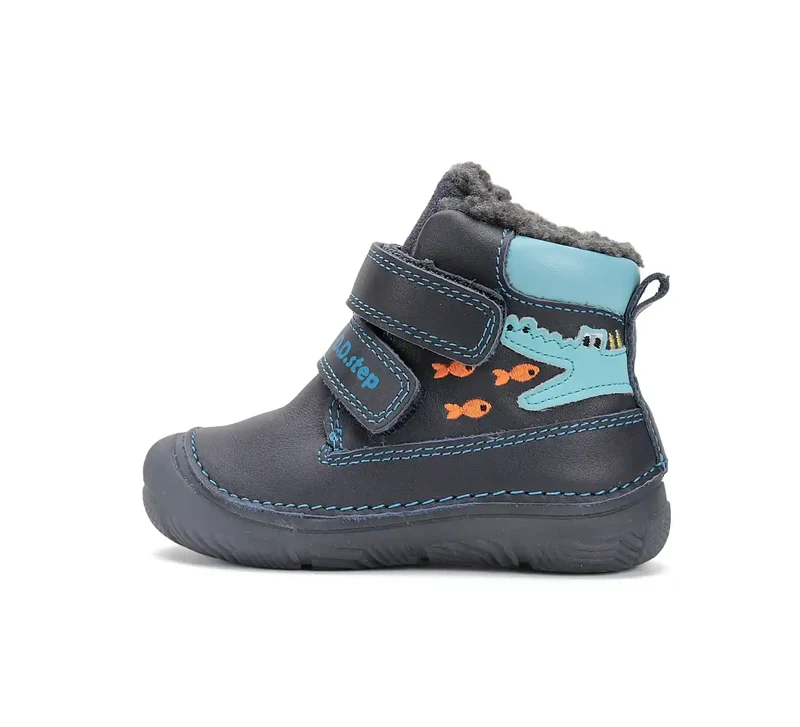 D.D.step Jungen Winterstiefel Königsblau W082-52462A