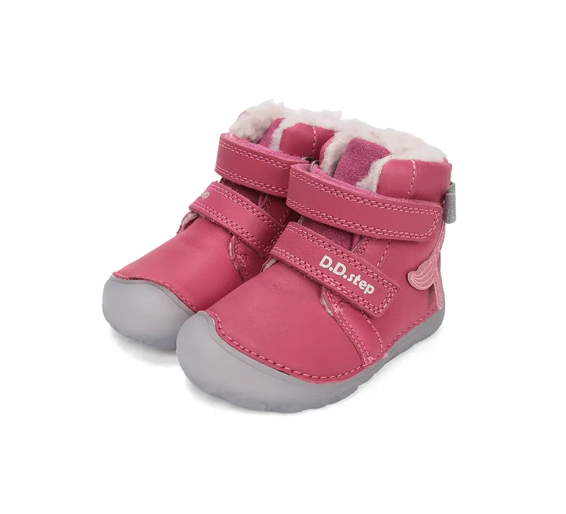 D.D.step Mädchen Winterstiefel Dunkelrosa W073-52684B