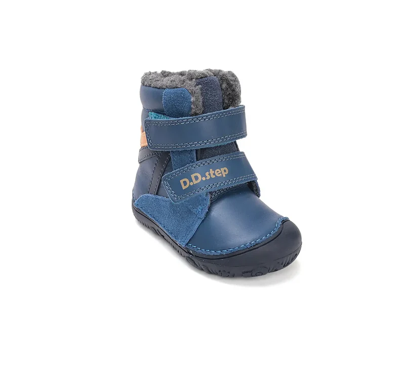 D.D.step Jungen Winterstiefel Bermudablau W073-52306B