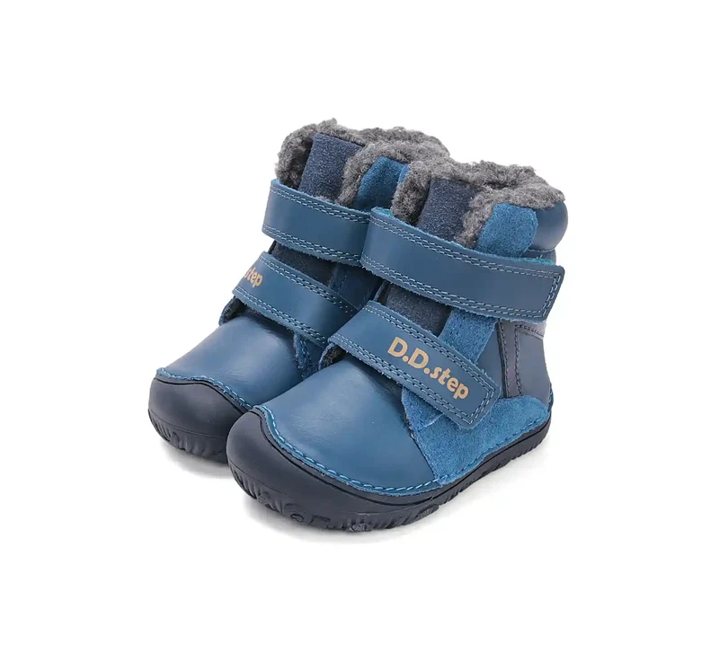 D.D.step Jungen Winterstiefel Bermudablau W073-52306B