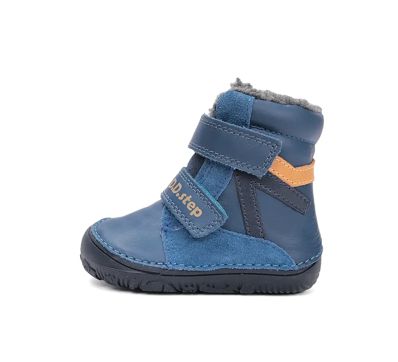 D.D.step Jungen Winterstiefel Bermudablau W073-52306B