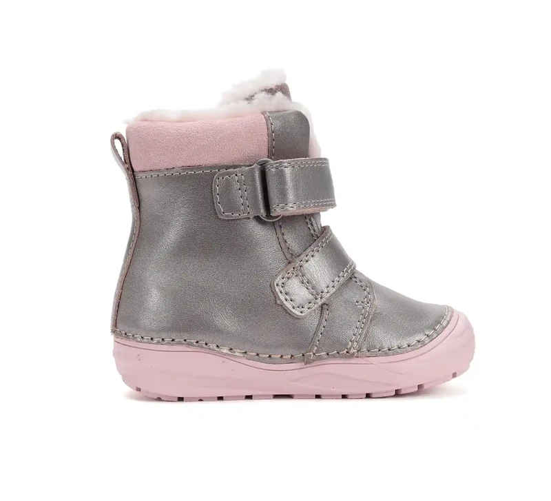 D.D.step Mädchen Winterstiefel Silberbeige W071-52381A