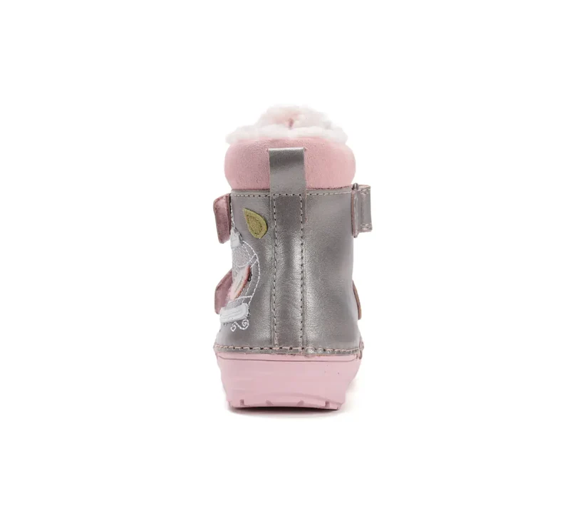 D.D.step Mädchen Winterstiefel Silberbeige W071-52381A