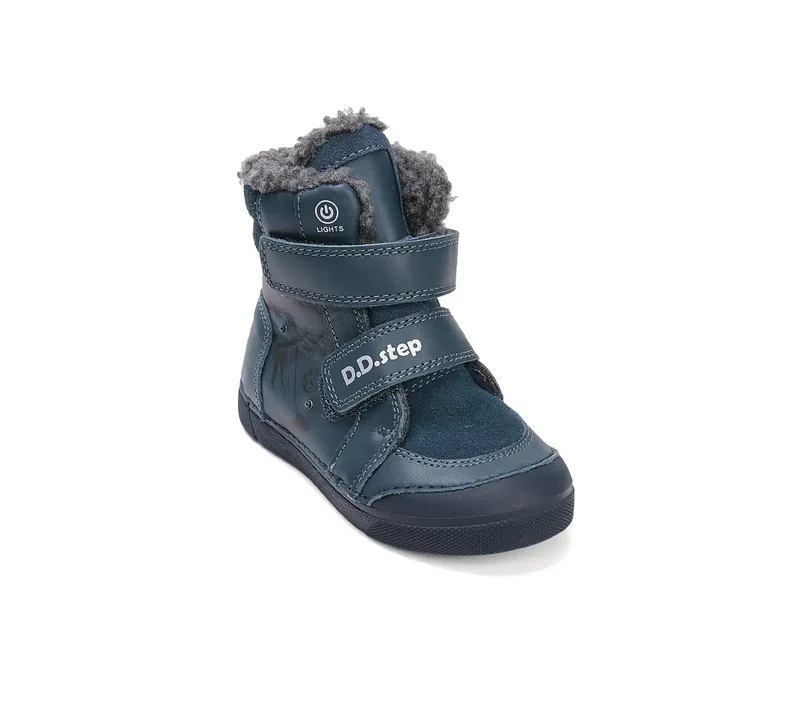 D.D.step Jungen Winterstiefel Königsblau W068-52998A