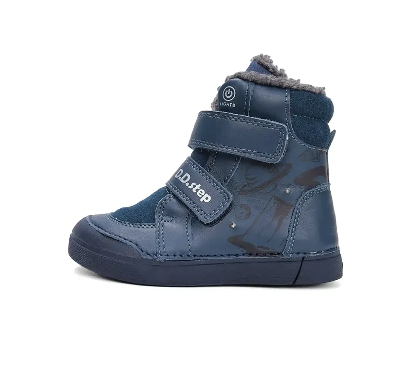 D.D.step Jungen Winterstiefel Königsblau W068-52998A
