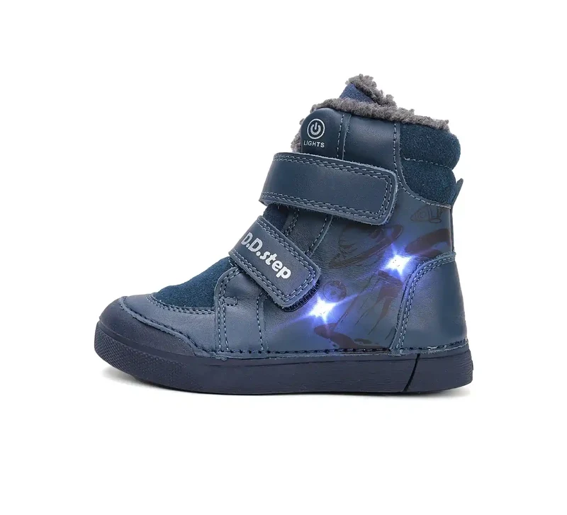 D.D.step Jungen Winterstiefel Königsblau W068-52998A