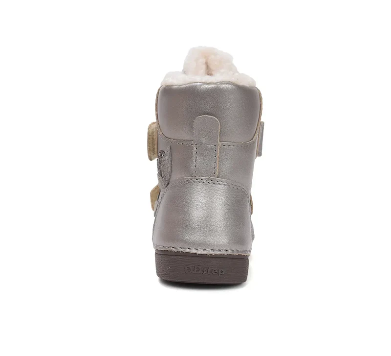 D.D.step Mädchen Winterstiefel Silberbeige W068-52320A