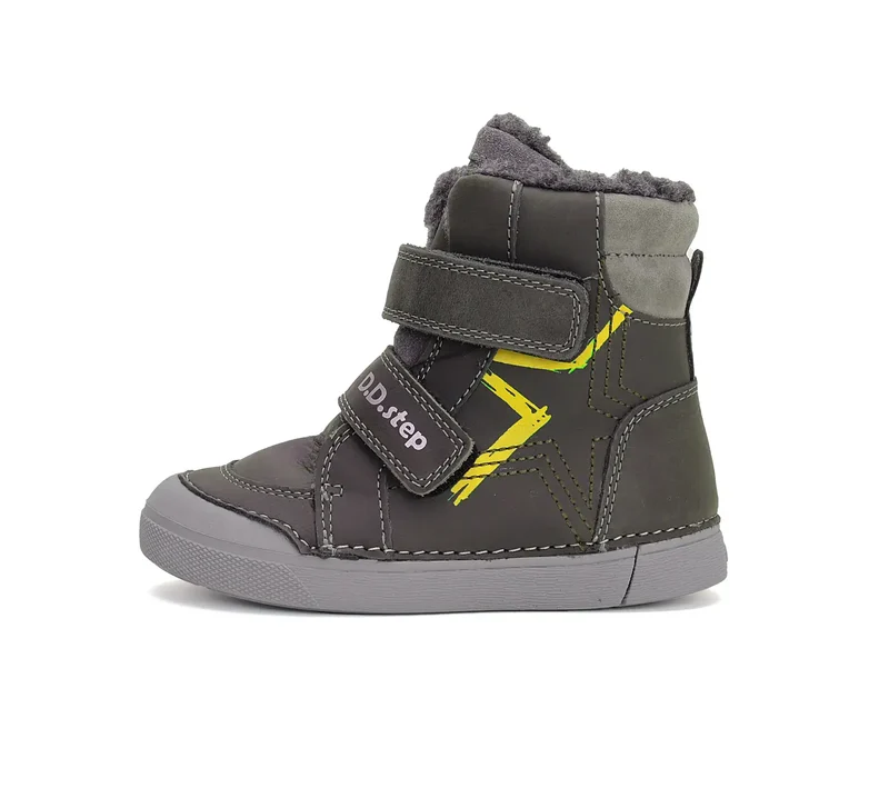 D.D.step Jungen Winterstiefel Dunkelgrün W068-42921