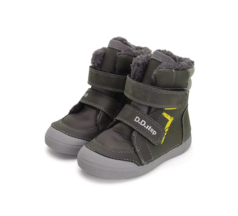 D.D.step Jungen Winterstiefel Dunkelgrün W068-42921