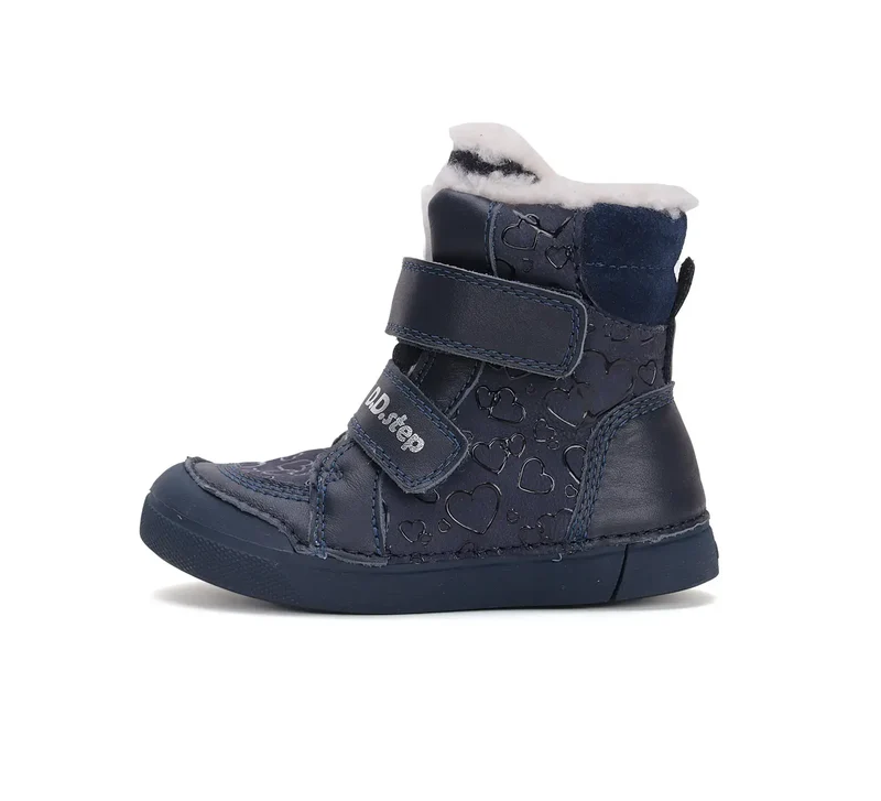 D.D.step Mädchen Winterstiefel Königsblau W068-42589A
