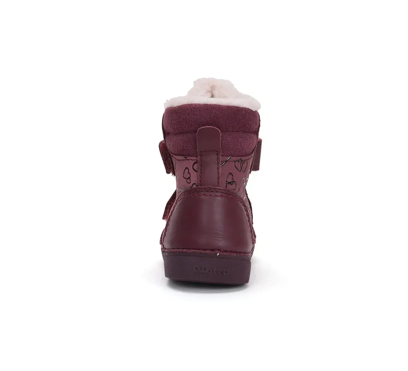 D.D.step Mädchen Winterstiefel Himbeerrot W068-42589
