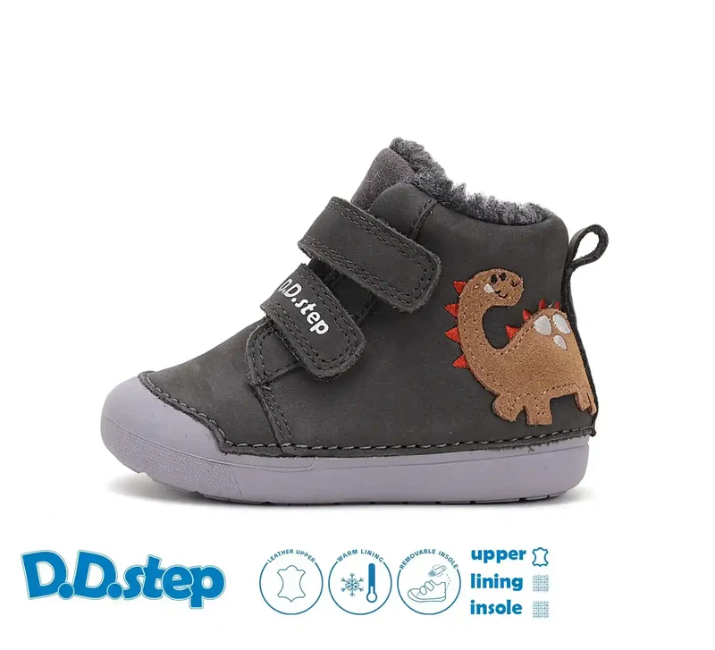 D.D.step Jungen Winterstiefel Khaki W066-52525B