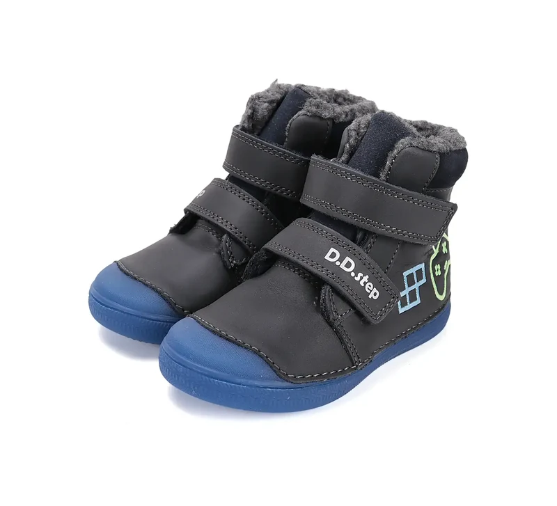 D.D.step Jungen Winterstiefel Königsblau W049-52250B